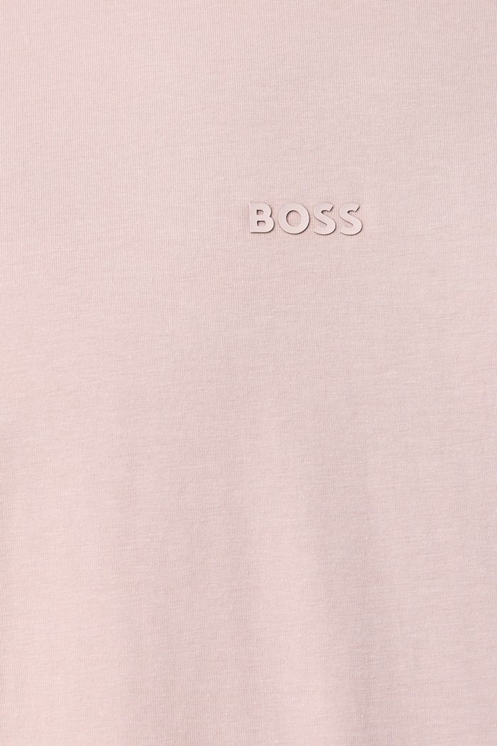 T-shirt męski z bawełną TChup BOSS Orange beżowy 50473278