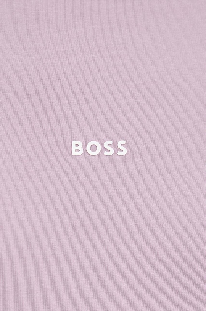 BOSS Orange t-shirt ανδρικό με βαμβάκι TChup μωβ 50473278