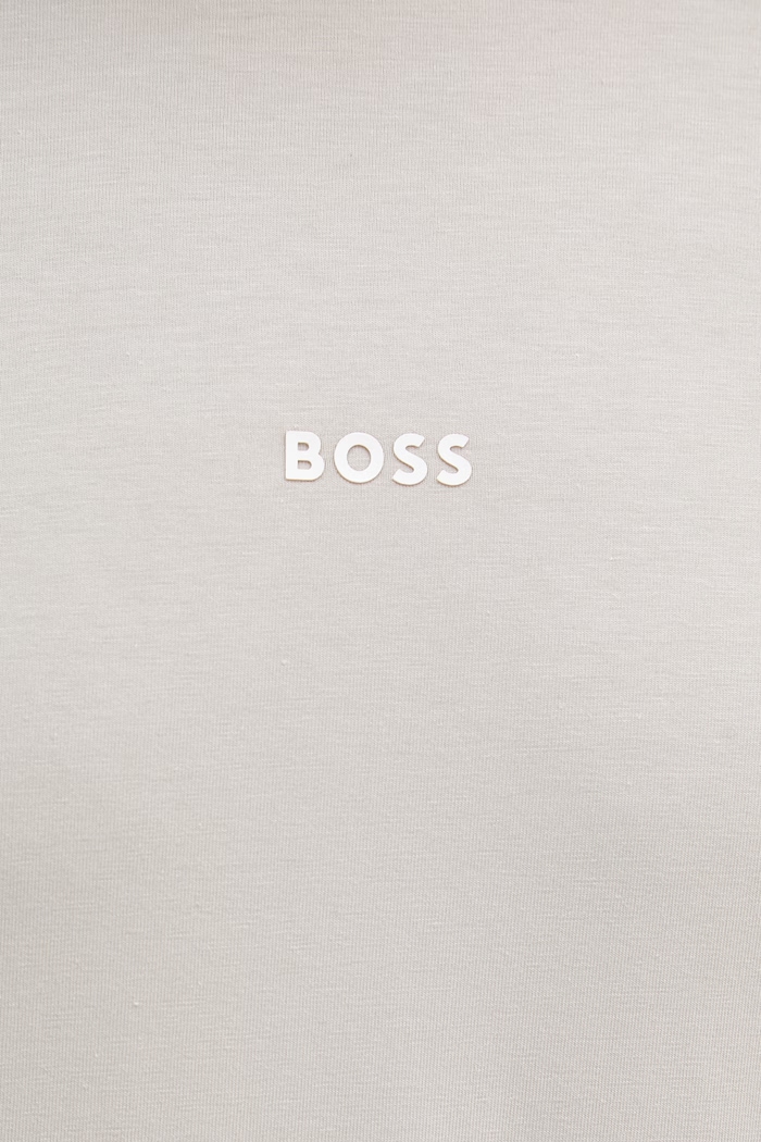 BOSS Orange tricou bărbătesc cu bumbac TChup 50473278 bej