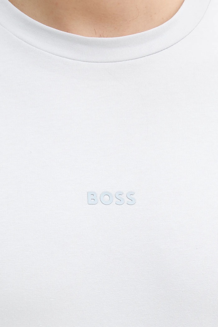 BOSS Orange kratka majica moška z bombažem TChup 50473278 siva