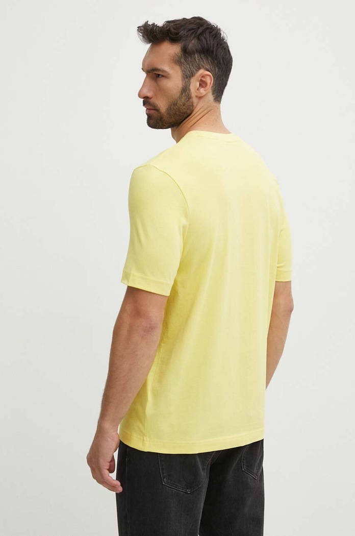 Ρούχα BOSS Orange t-shirt Ανδρικό με βαμβάκι TChup 50473278 κίτρινο