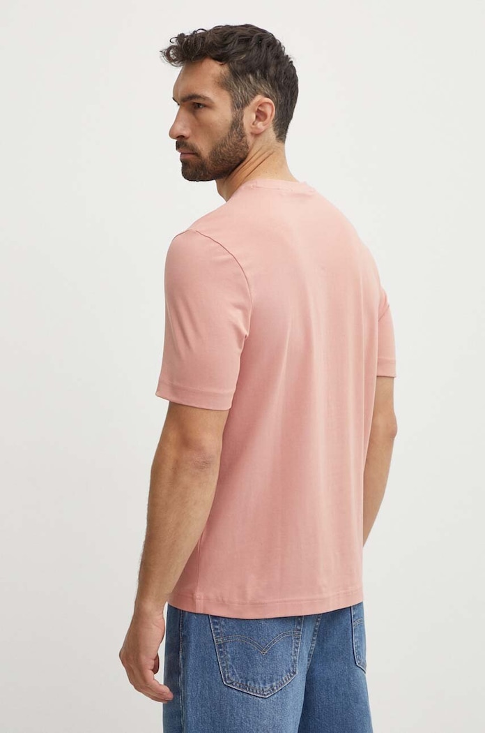BOSS Orange T-shirt męski z bawełną TChup 50473278 różowy AA00