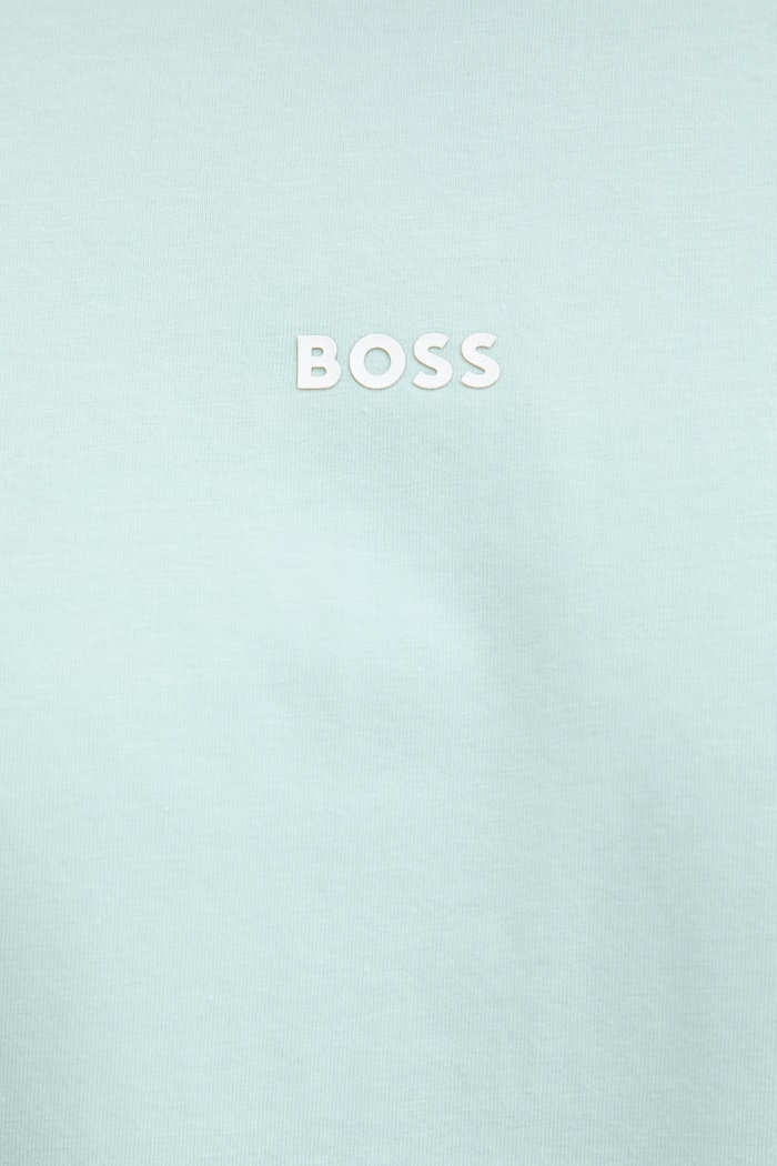 BOSS Orange tricou bărbătesc cu bumbac TChup 50473278 turcoaz