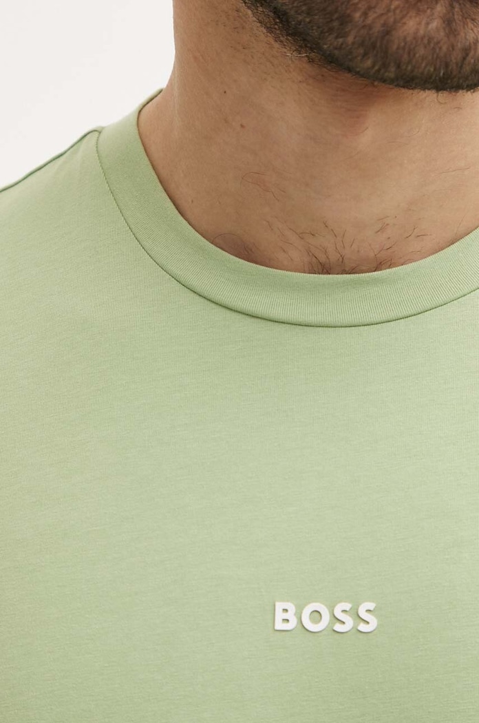 BOSS Orange t-shirt Ανδρικό με βαμβάκι TChup πράσινο 50473278