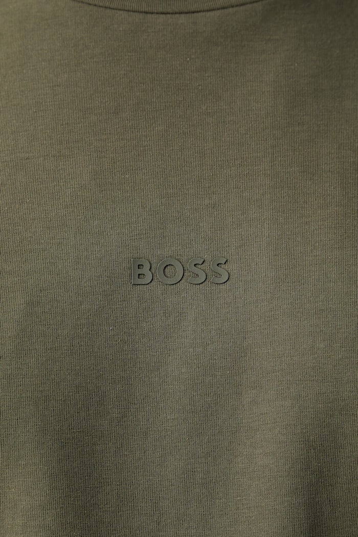 BOSS Orange tričko pánské s bavlnou TChup 50473278 zelená