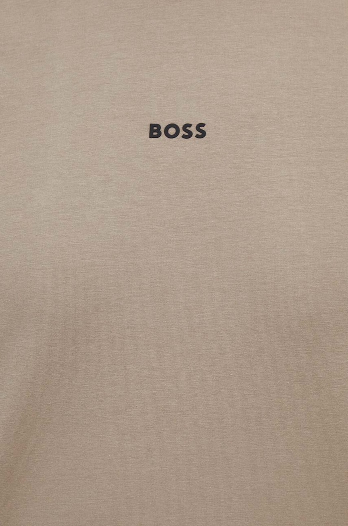 BOSS Orange T-shirt męski z bawełną TChup 50473278 brązowy