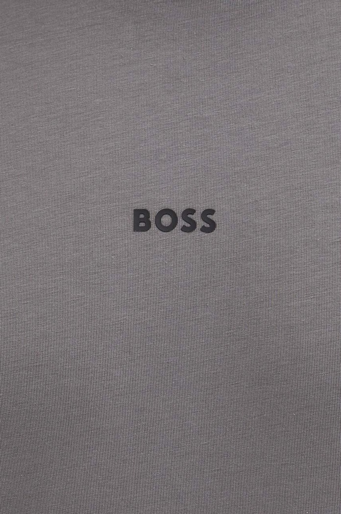 BOSS Orange tričko pánské s bavlnou TChup šedá 50473278