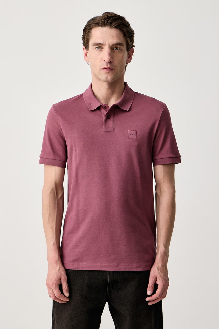 BOSS Orange T-shirt męski z bawełną TChup szary 50473278