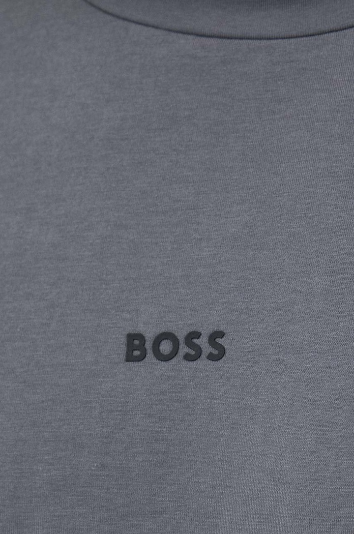 BOSS Orange T-shirt męski z bawełny TChup 50473278 szary