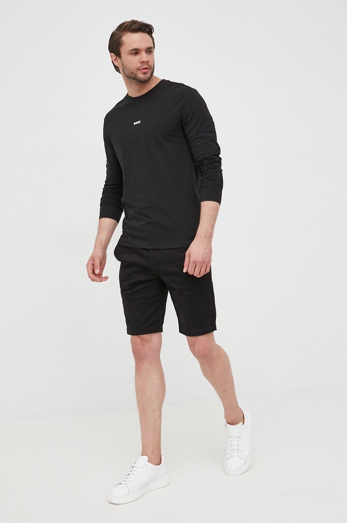 BOSS longsleeve TChark 50473286 czarny AA00