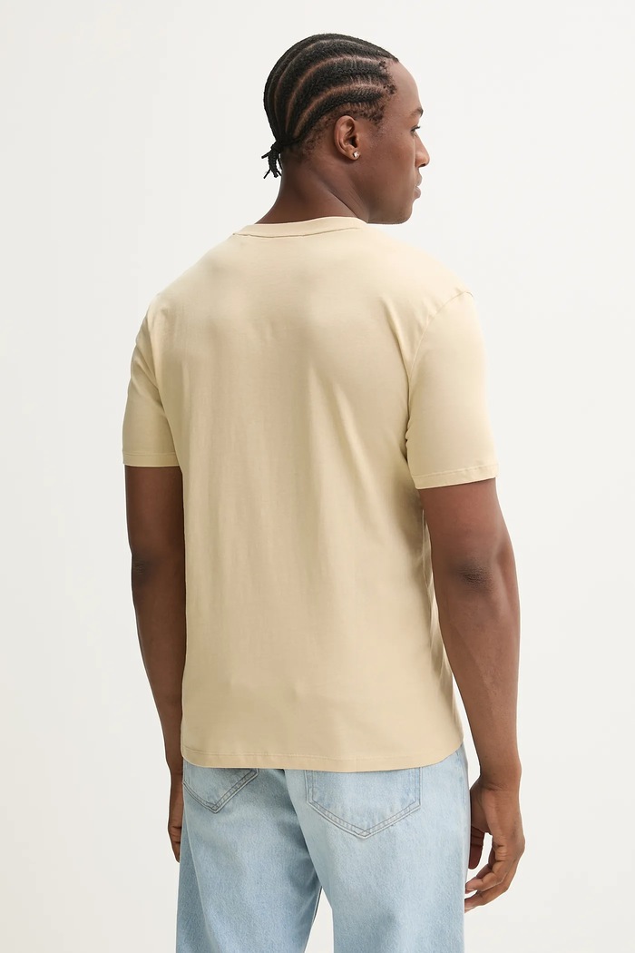 Îmbrăcăminte HUGO tricou bărbați din bumbac Dero222 50466158 bej