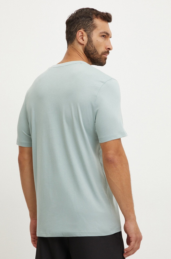 HUGO T-shirt męski bawełniany Dero222 50466158 szary SS26