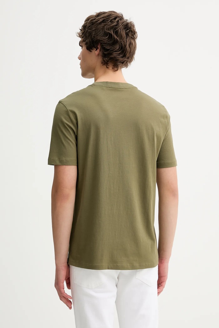 Îmbrăcăminte HUGO tricou bărbătesc din bumbac Dero222 50466158 verde