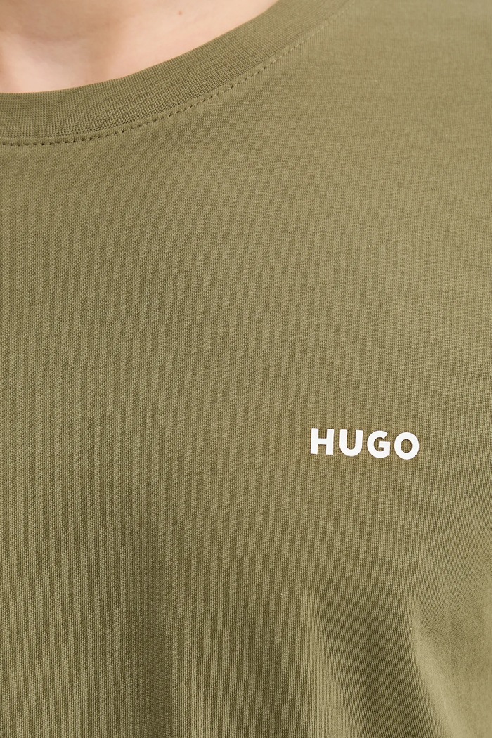 HUGO tricou bărbătesc din bumbac Dero222 50466158 verde