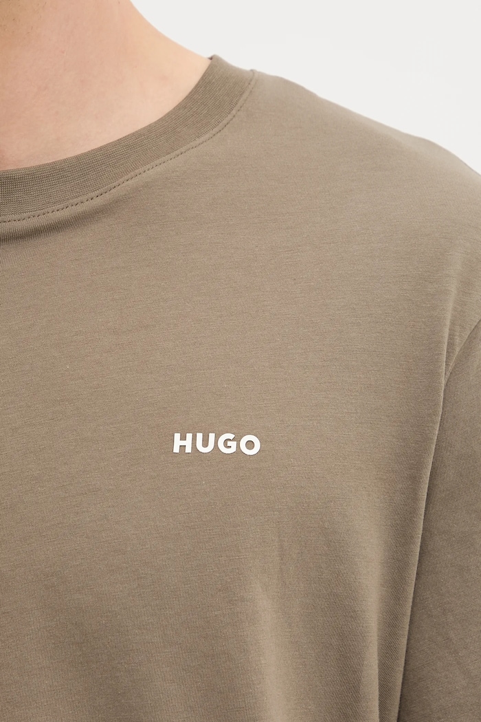 HUGO tricou bărbătesc din bumbac Dero222 50466158 verde