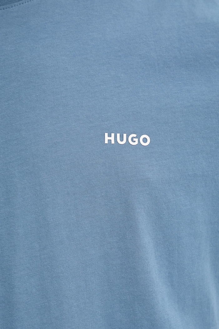 HUGO tricou bărbătesc bumbac Dero222 50466158 albastru