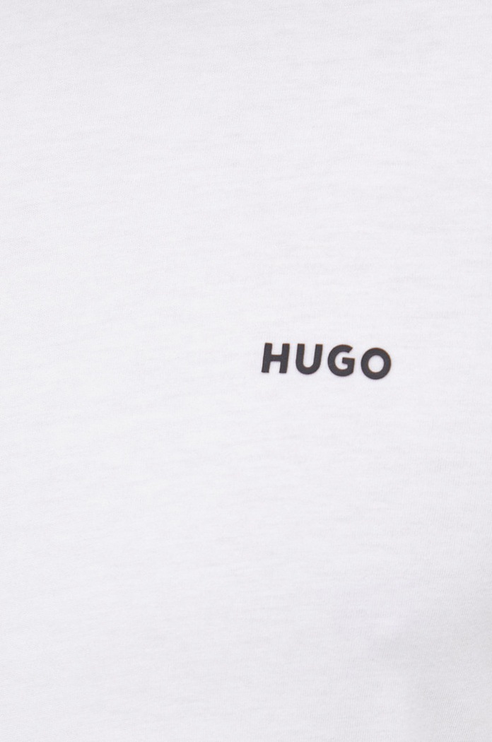 HUGO tričko pánské bavlněné Dero222 50466158 bílá