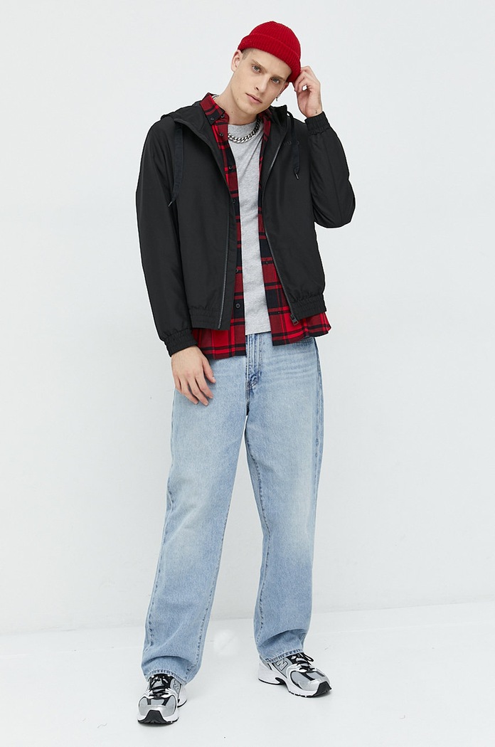 HUGO T-shirt męski bawełniany Dero222 50466158 szary SS26