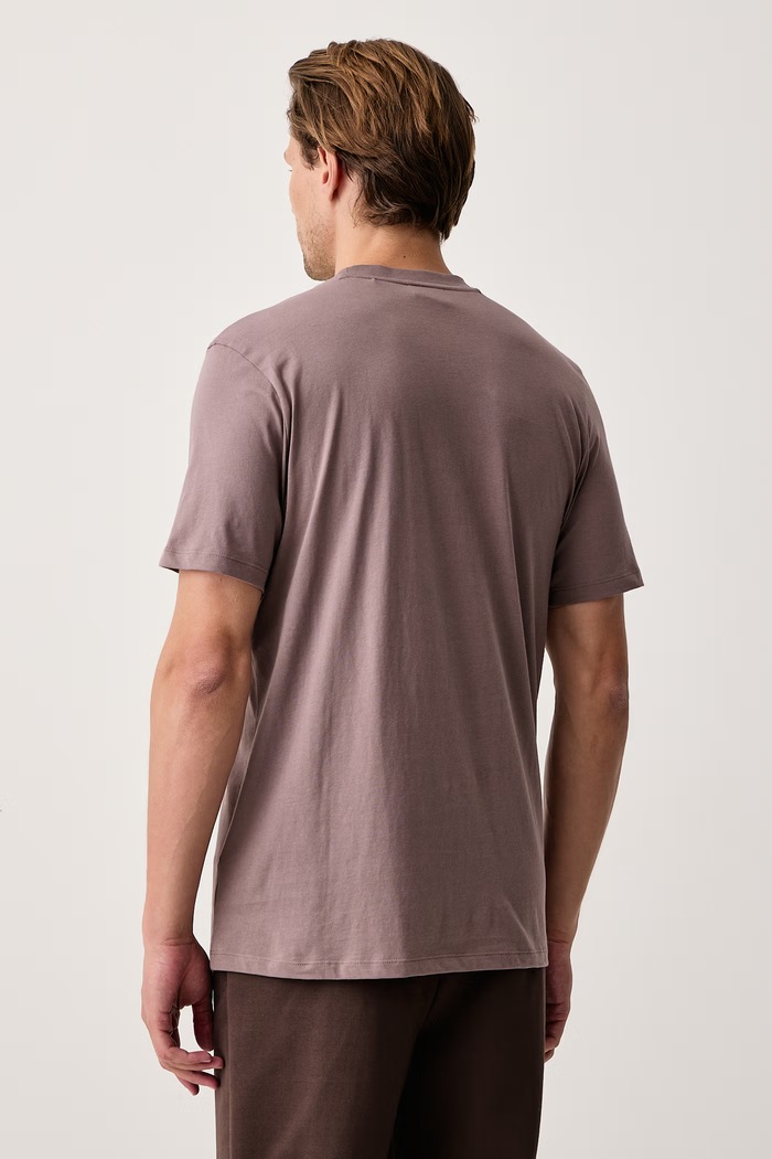 Odzież HUGO T-shirt męski bawełniany Dulivio 50467556 brązowy