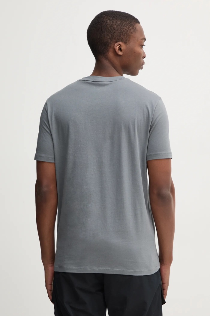 Odzież HUGO T-shirt męski bawełniany Dulivio 50467556 szary