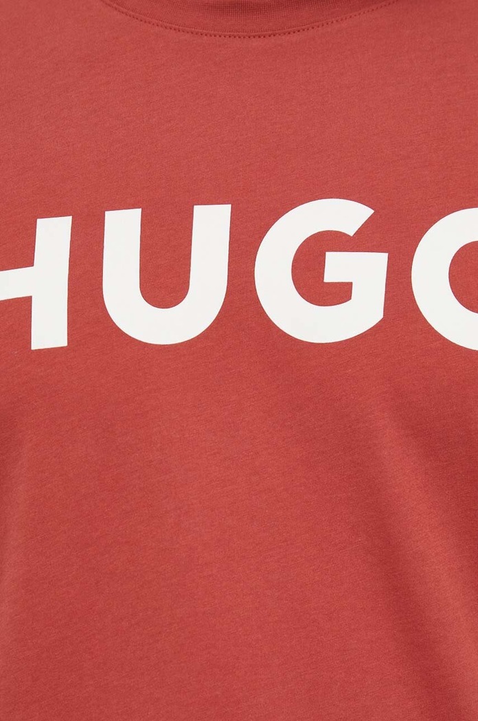 HUGO tričko pánske bavlnené Dulivio červená 50467556