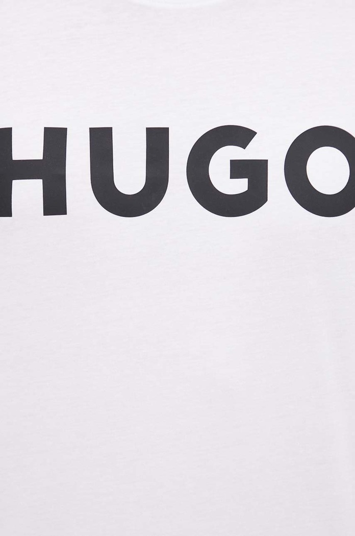 HUGO tričko pánske bavlnené Dulivio 50467556 biela