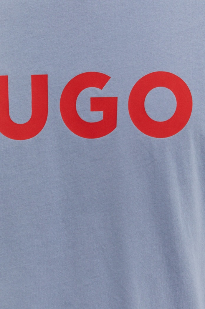 HUGO T-shirt męski bawełniany Dulivio 50467556 szary