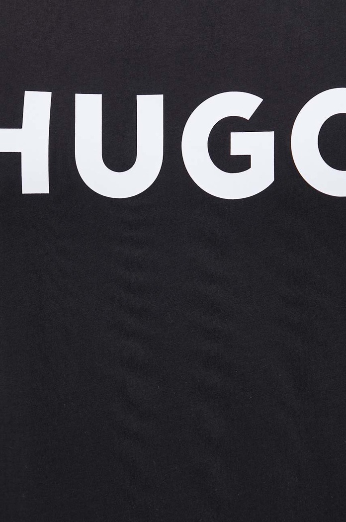 HUGO tričko pánske bavlnené Dulivio 50467556 čierna