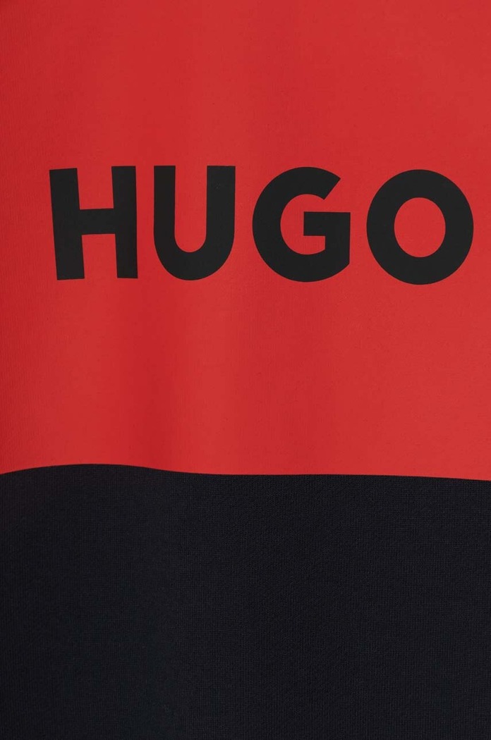Oblečení Bavlněná mikina HUGO 50467944 fialová