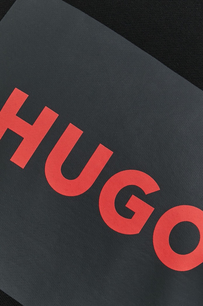 HUGO bluza bawełniana 50467944 czarny