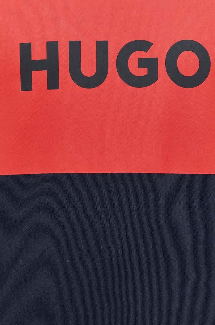 HUGO bluza bawełniana 50467944 50467944 granatowy