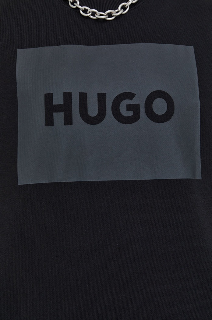 HUGO bluza bawełniana 50467944 50467944 czarny