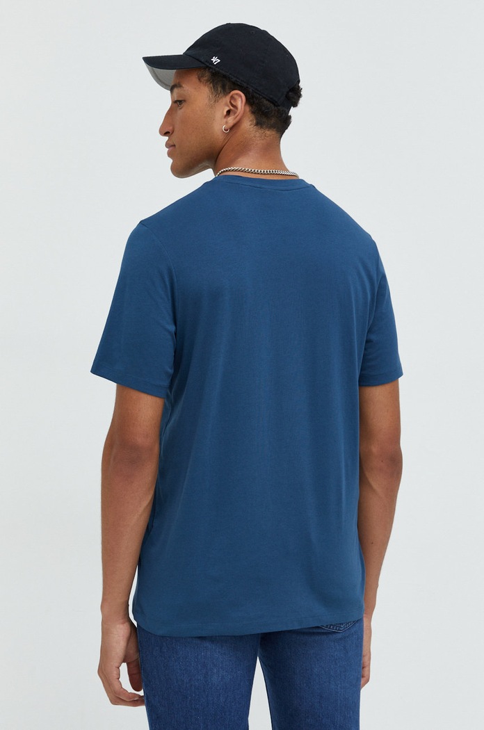 Odzież HUGO t-shirt bawełniany Dulive222 50467952 granatowy