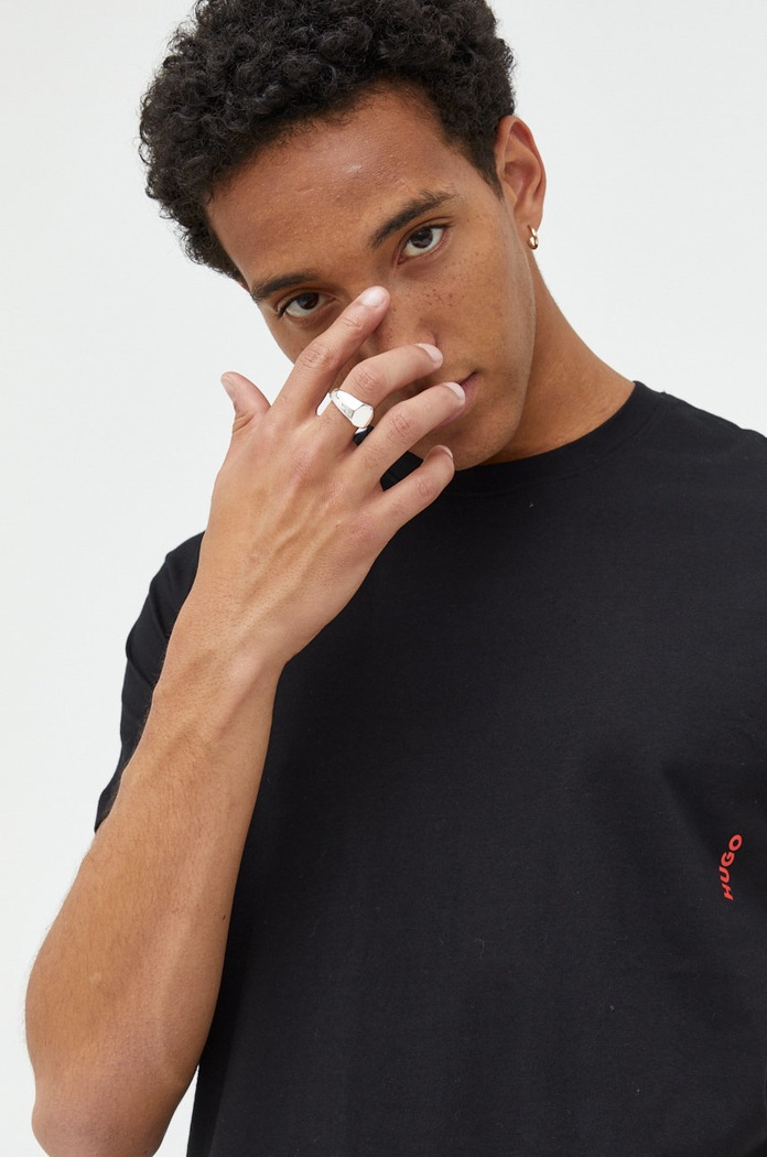 HUGO t-shirt bawełniany 2-pack 50469769 biały SS23