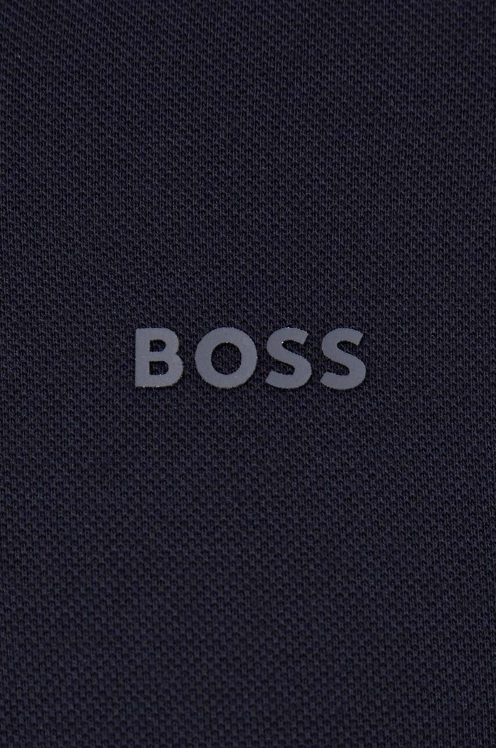 BOSS πόλο ανδρικό βαμβακερό Parlay 147 σκούρο μπλε 50467113
