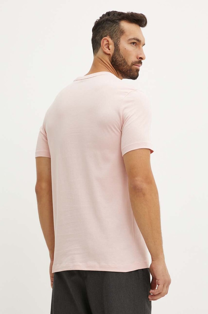 BOSS T-shirt męski bawełniany Thompson 01 50468347 różowy AA00