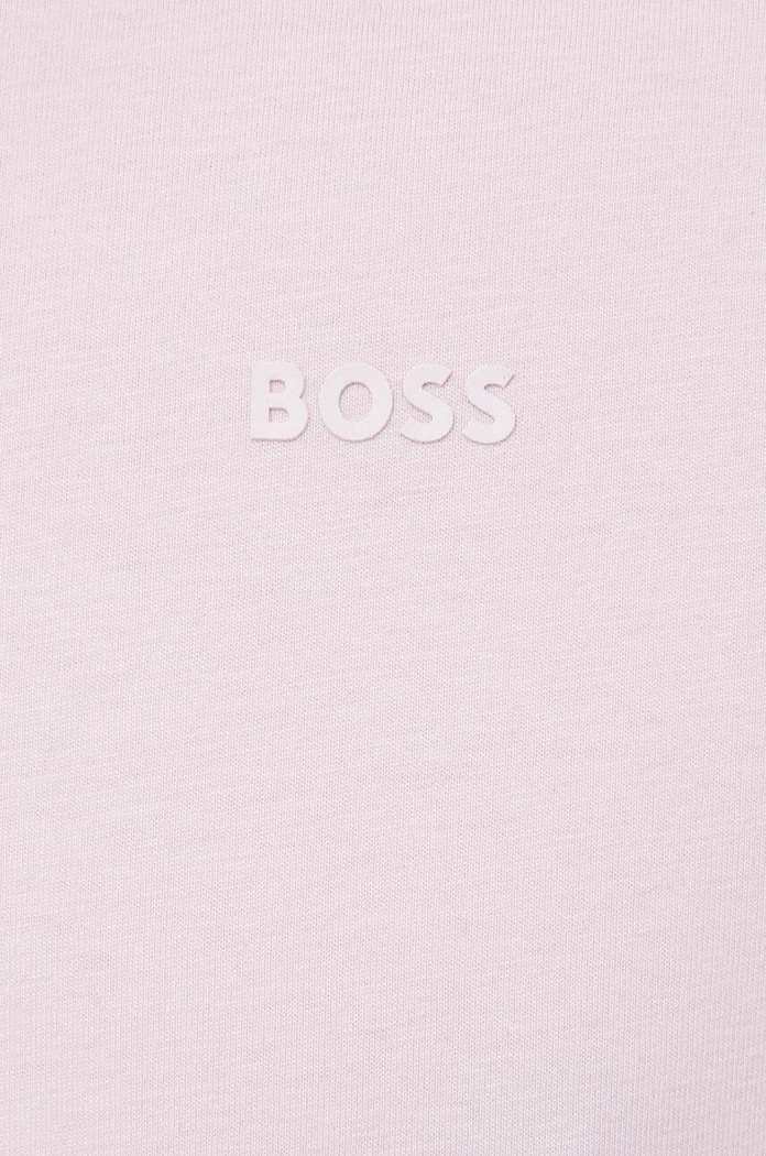 BOSS T-shirt męski bawełniany Thompson 01 50468347 różowy