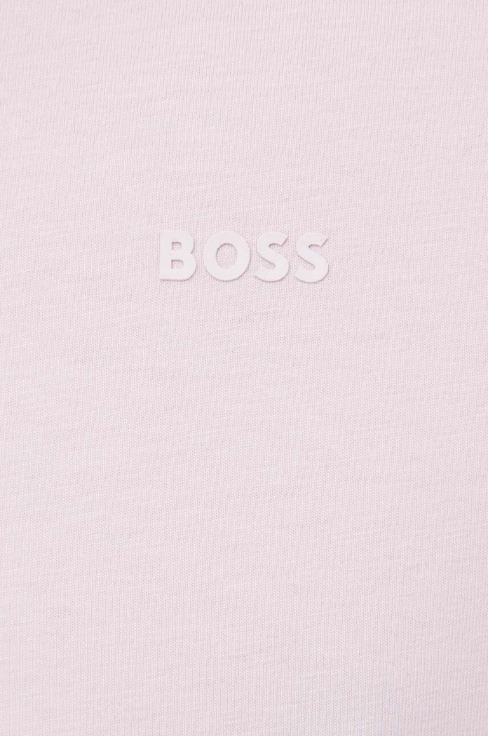 BOSS T-shirt męski bawełniany Thompson 01 50468347 różowy