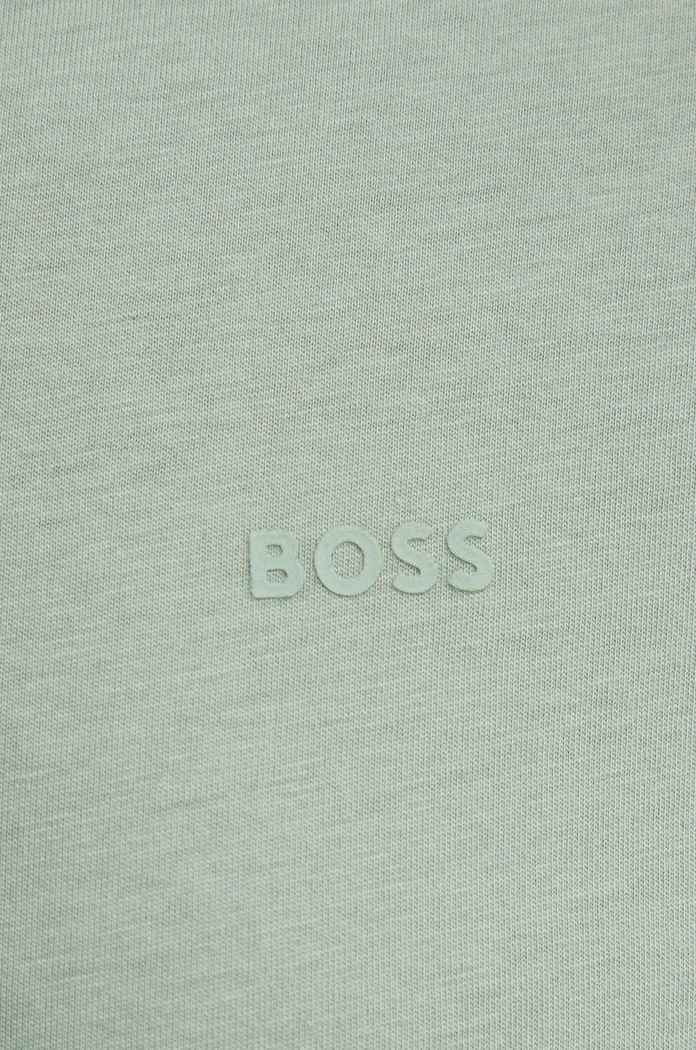 BOSS t-shirt ανδρικό βαμβακερό Thompson 01 50468347 πράσινο