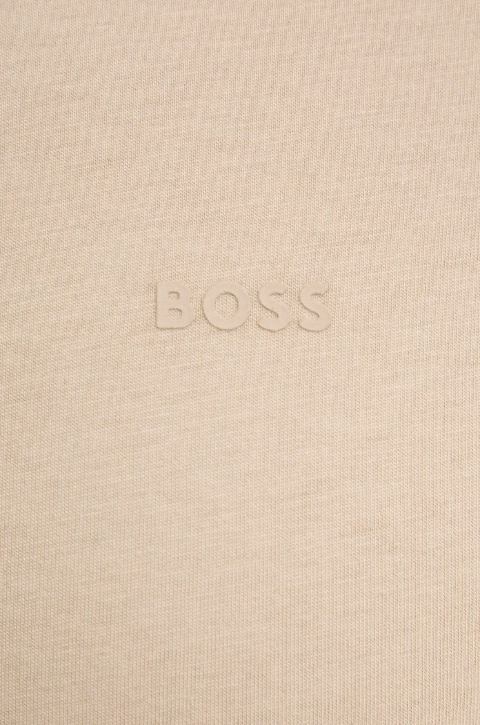 BOSS tričko pánské bavlněné Thompson 01 50468347 béžová