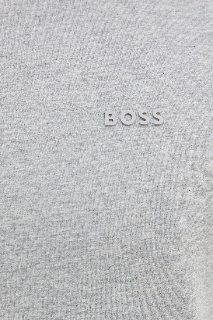 BOSS T-shirt męski bawełniany Thompson 01 50468347 szary
