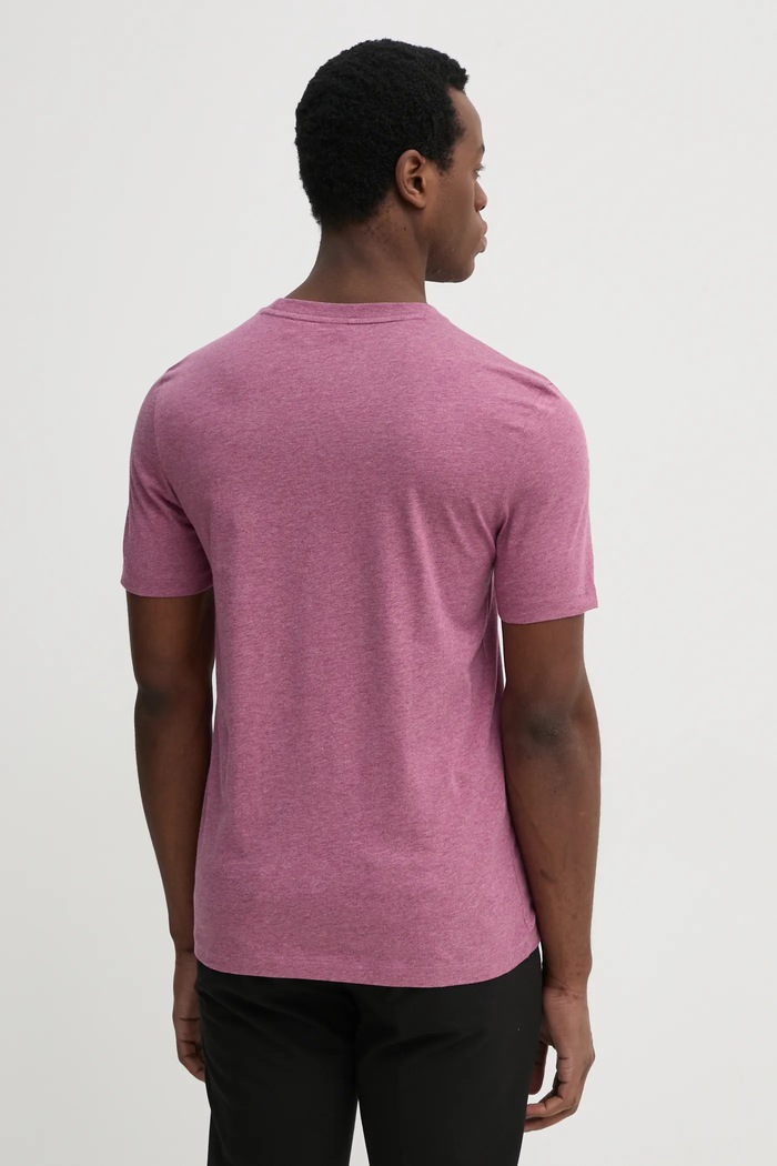 Odzież BOSS T-shirt męski bawełniany Thompson 01 50468347 różowy