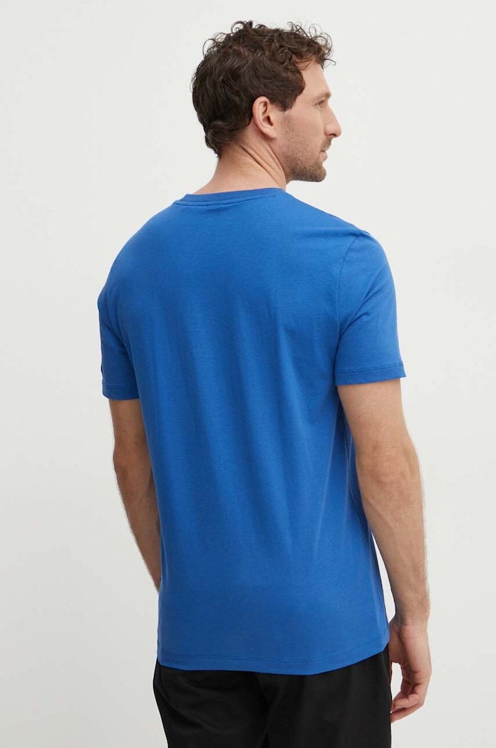 Odzież BOSS T-shirt męski bawełniany Thompson 01 50468347 niebieski