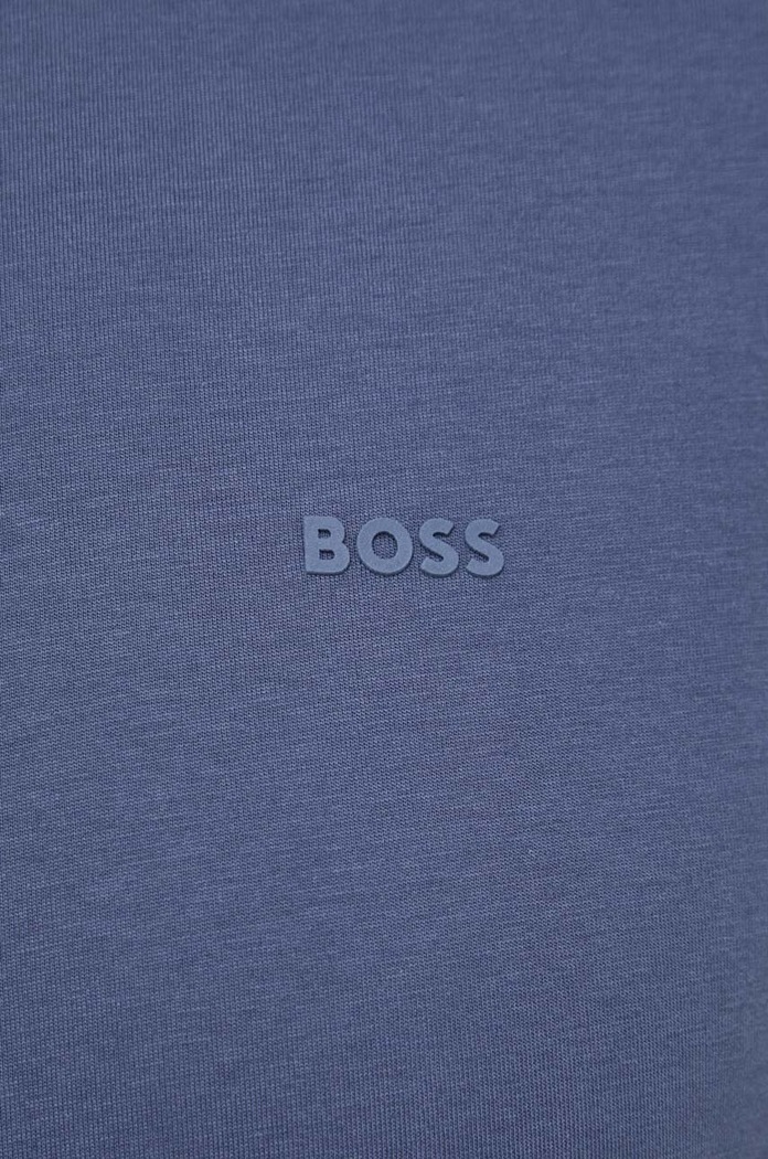 BOSS T-shirt męski bawełniany Thompson 01 50468347 granatowy
