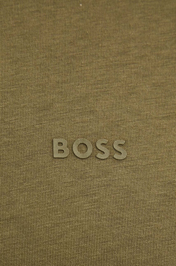 Odzież BOSS T-shirt męski bawełniany Thompson 01 50468347 zielony