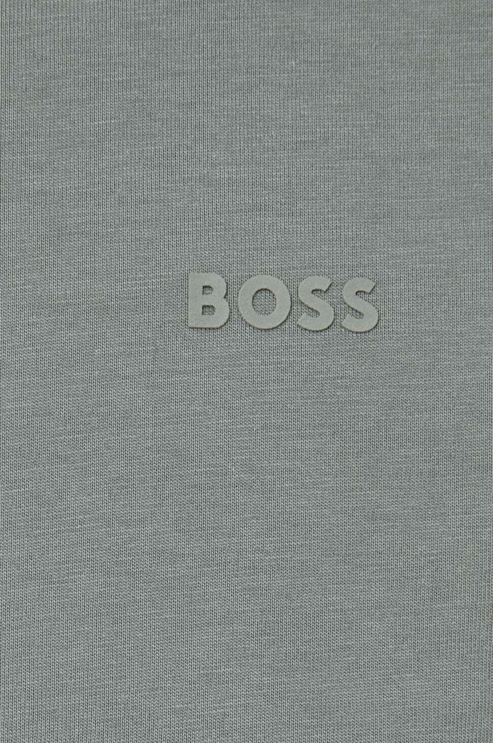BOSS T-shirt męski bawełniany Thompson 01 50468347 zielony