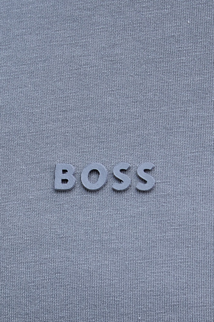 BOSS T-shirt męski bawełniany Thompson 01 50468347 niebieski