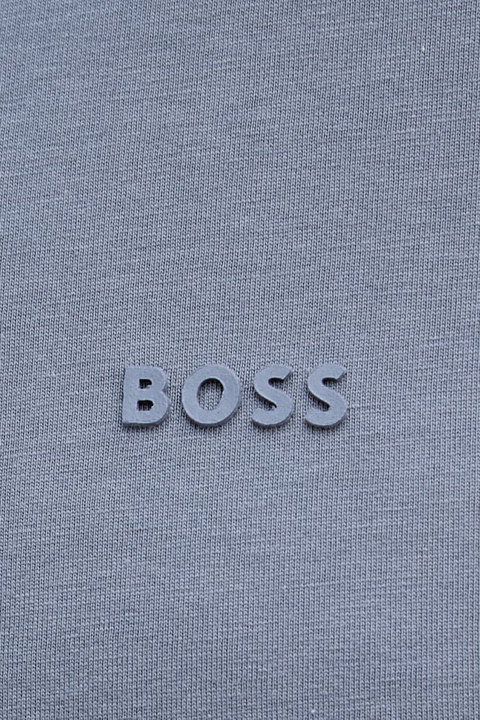 BOSS T-shirt męski bawełniany Thompson 01 50468347 niebieski