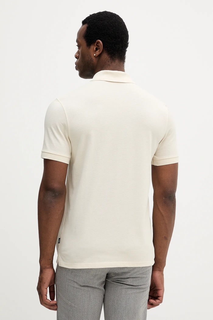 Îmbrăcăminte BOSS Polo de bumbac Pallas 50468362 bej
