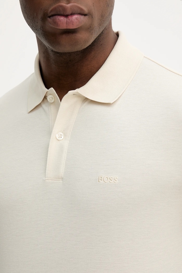 Polo de bumbac Pallas BOSS bej 50468362